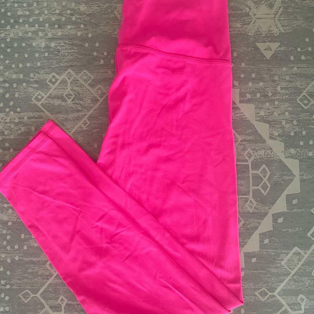Free People Hot Pink Leggings